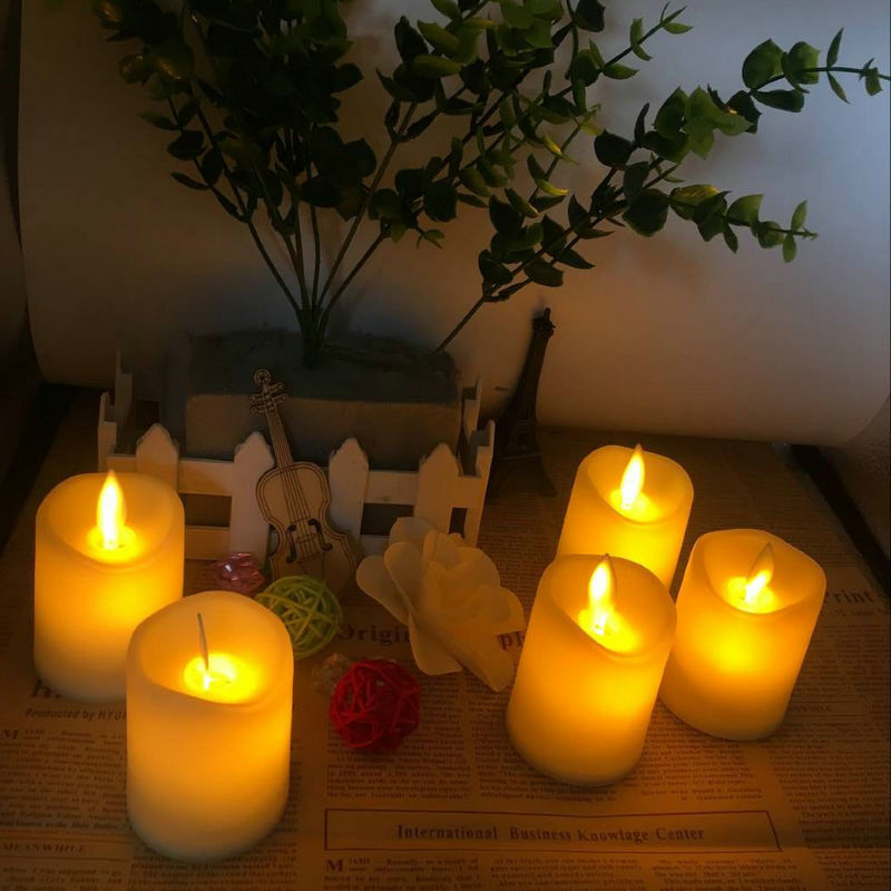 LED electronic candle lights, wedding and birthday candles, decorative lights, LED night lights, 10-key remote control electronic tea wax lights pic 34