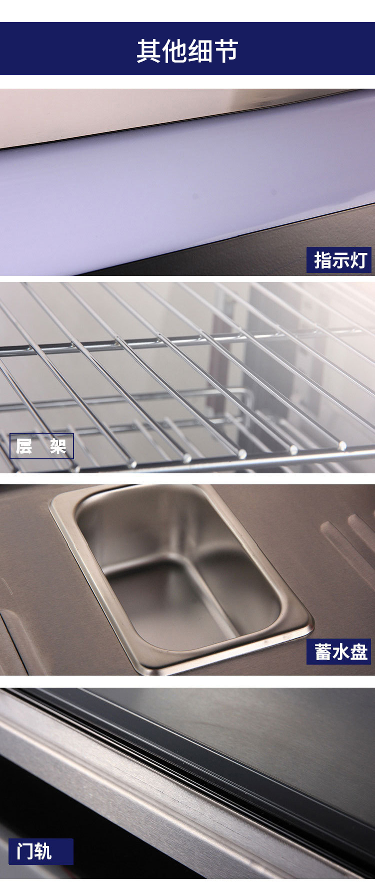 Commercial insulated display cabinets, cooked food and fried chicken heating insulated boxes, hamburger display cabinets, small countertop safes pic 2