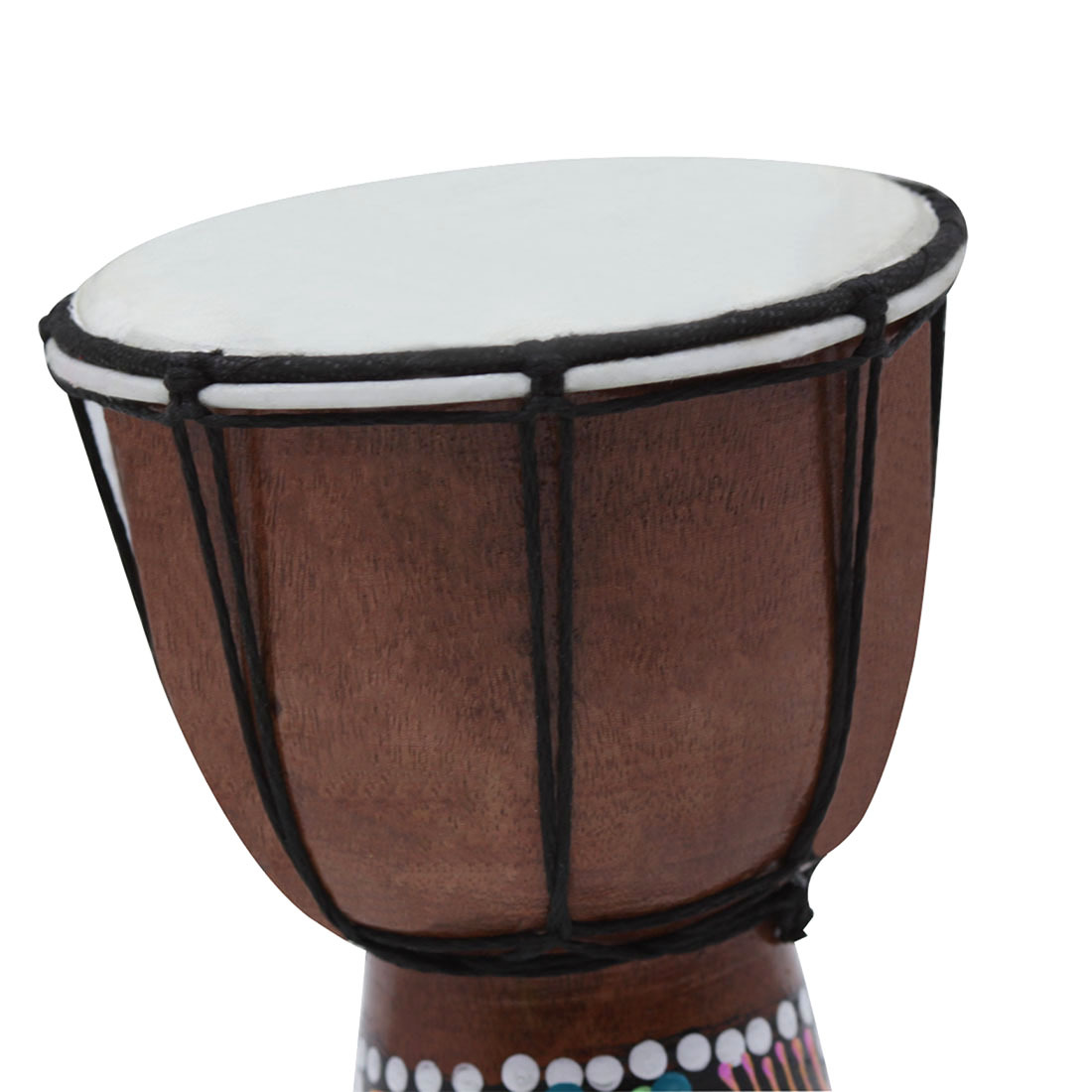 Wholesale handcrafted 4-inch African drums for children, adults, beginners, Lijiang hand drums, percussion instruments, 4-inch African drums, random pic 26