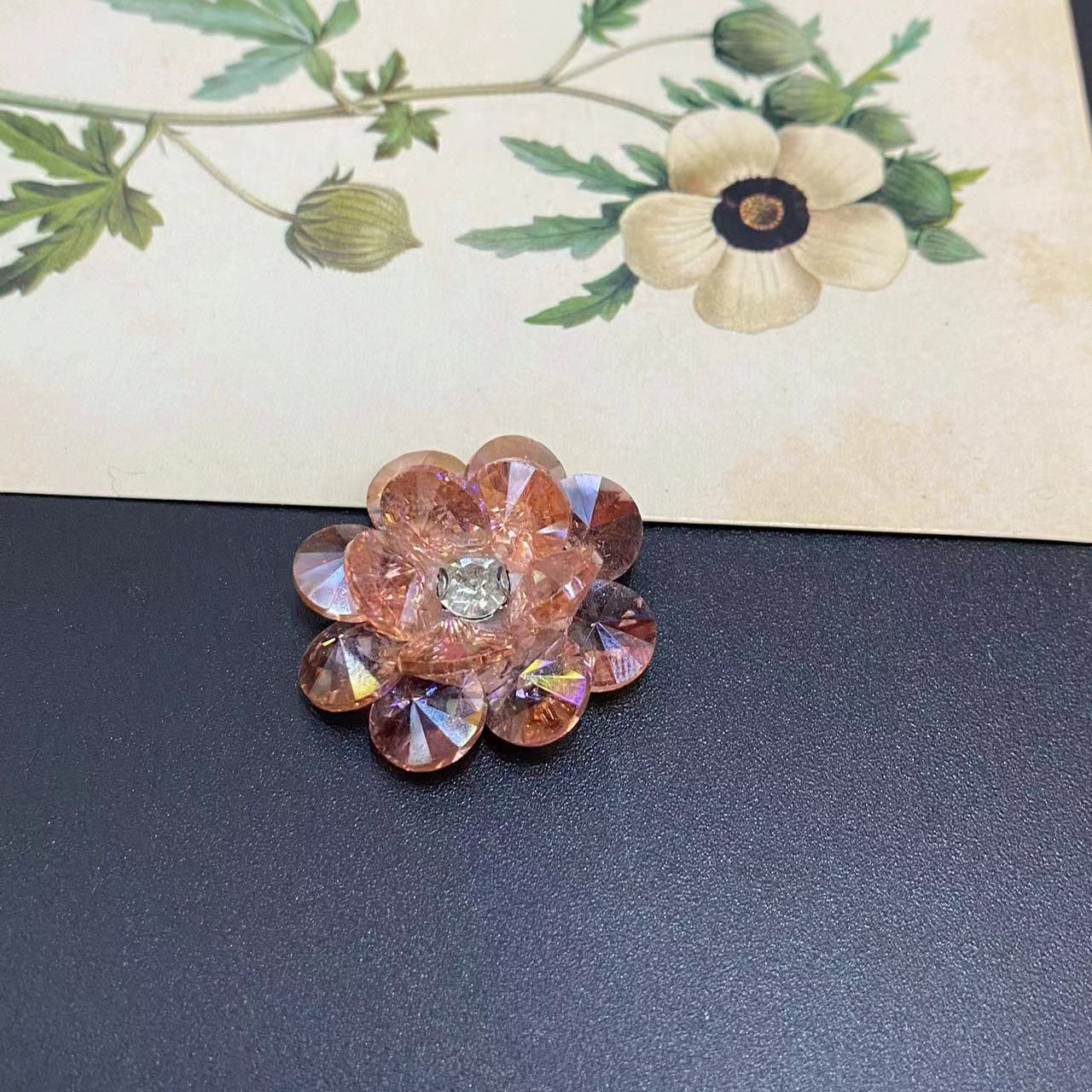 水晶手工花发饰配件鞋子帽子服饰辅料配件发箍发夹配件  厂家直批详情8