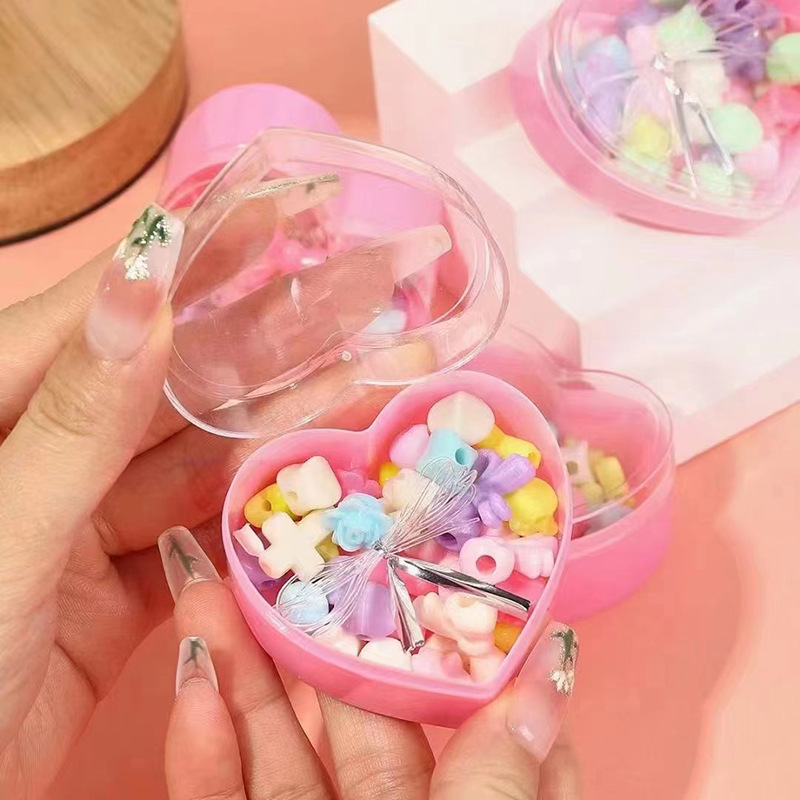 儿童趣味串珠套装小女孩diy串串珠玩具饰品配珠节日礼物批发详情3