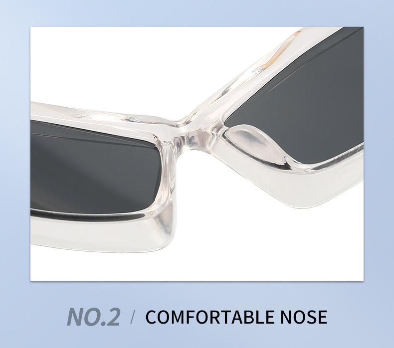 2022 New European and American futuristic tech sunglasses Y2K street style fashion show sunglasses, cross-border heterosexual sunglasses pic 7