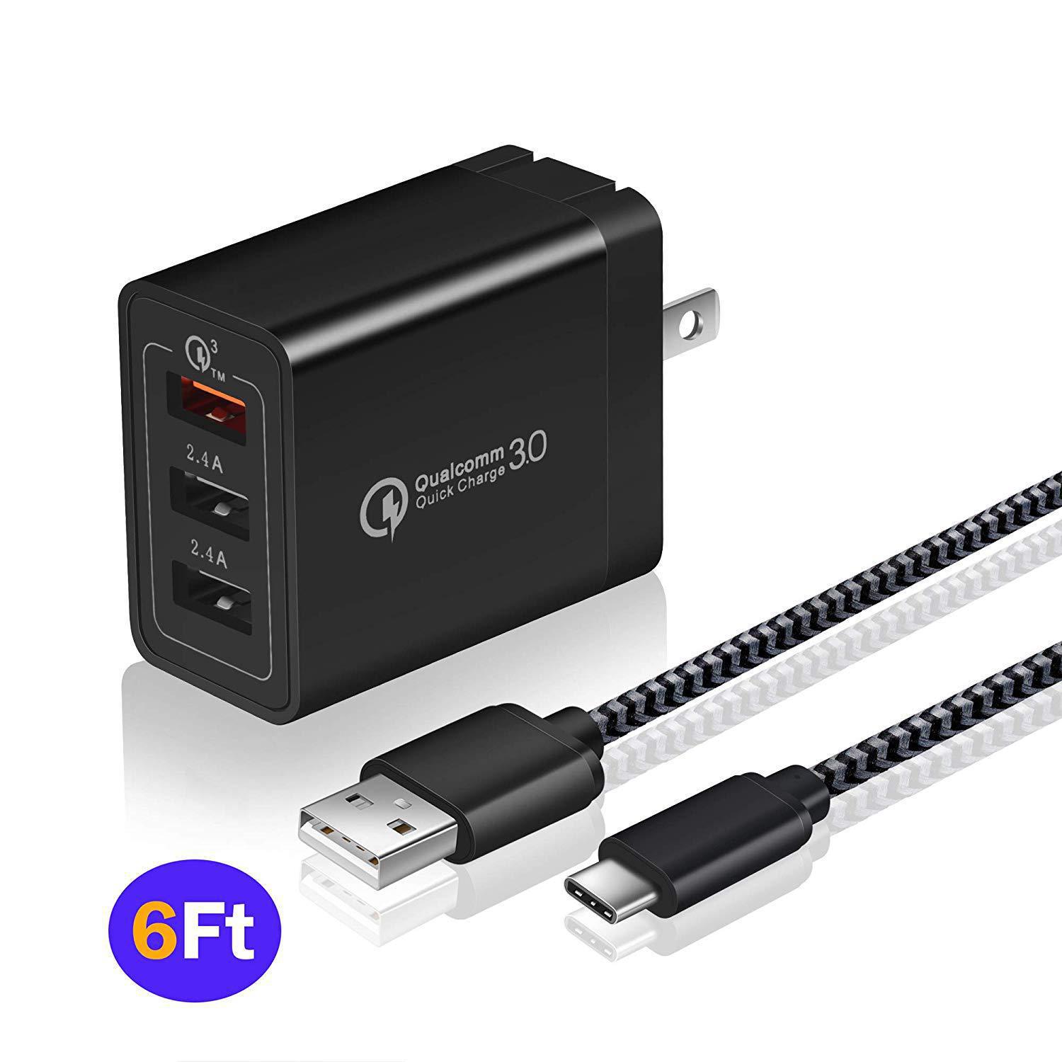 3USB mobile phone charger 30W mobile phone QC3.0 Type-c fast adapter for US, Europe, UK and Australia pic 7