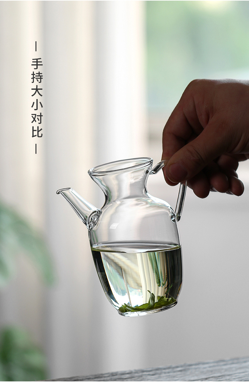 爆款仿宋茶壶自带过滤绿茶壶耐热玻璃加厚小青柑茶壶可明火加热壶详情4