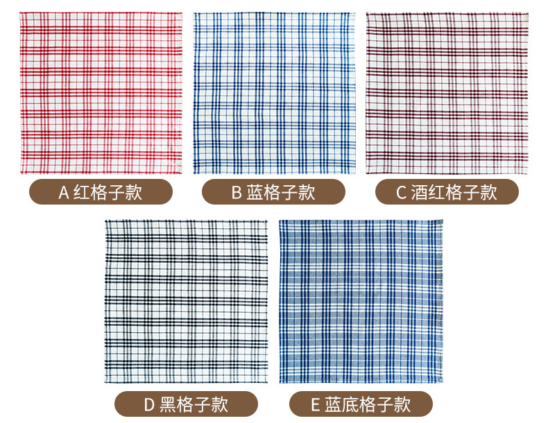 The checkered element is simple and versatile. The cotton and British-style Ziju fabric square napkins, tea napkins and Western napkins pic 3