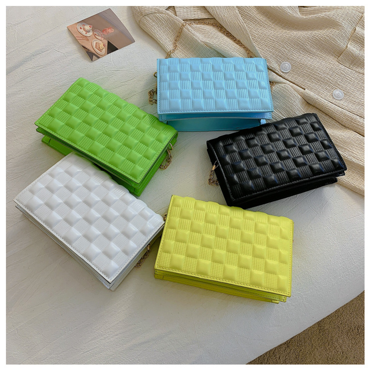 网红手提包包2021新款时尚单肩女包休闲感洋气斜挎简约ins链条包详情44