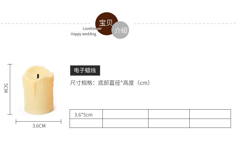 Cross-border exclusive black core tearful led electronic candle lamp for bedroom creative birthday, wedding, Halloween party decoration pic 5