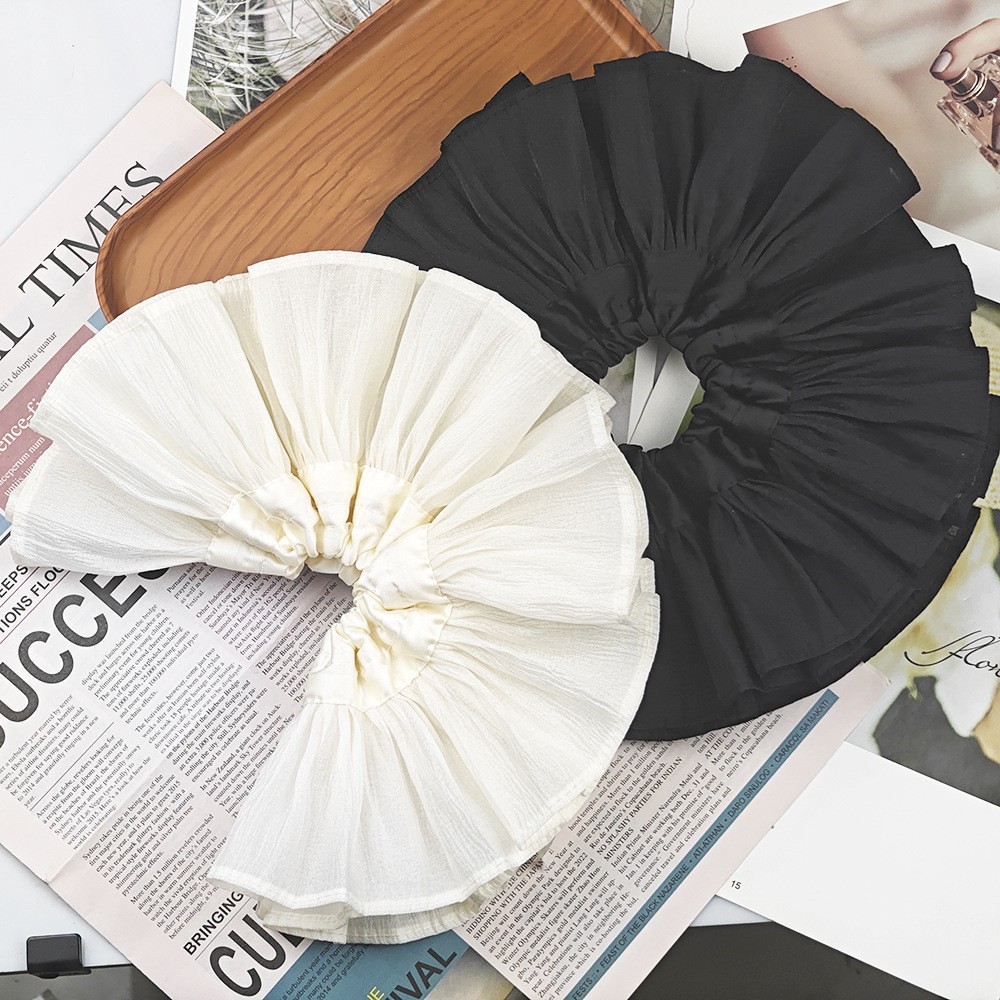 Korean-style large intestine hair band for women, high-end look, high appearance level, ins school style hair band, sweet style, fashionable rubber band hair accessory pic 33