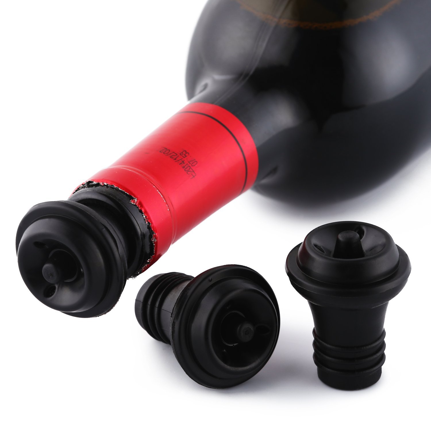 Wine stopper silicone bottle stopper, wine bottle stopper, wine vacuum stopper, fresh-keeping wine stopper, bottle stopper manufacturer pic 7