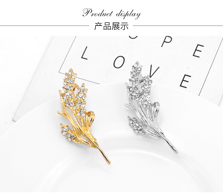 新款同款山茶花胸针字母防走光五角星胸花蜜别针配饰批发详情15