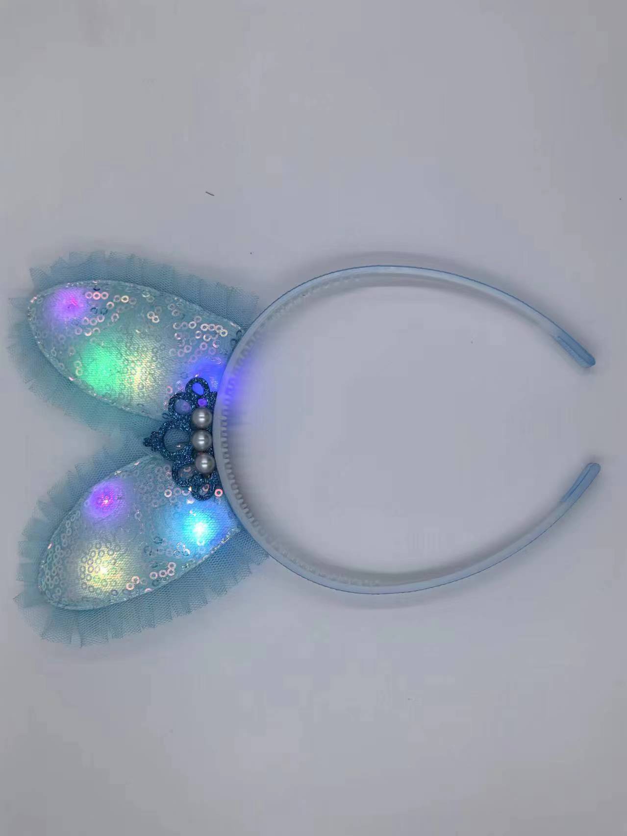 可爱大钻石结带七彩灯接口发箍详情10