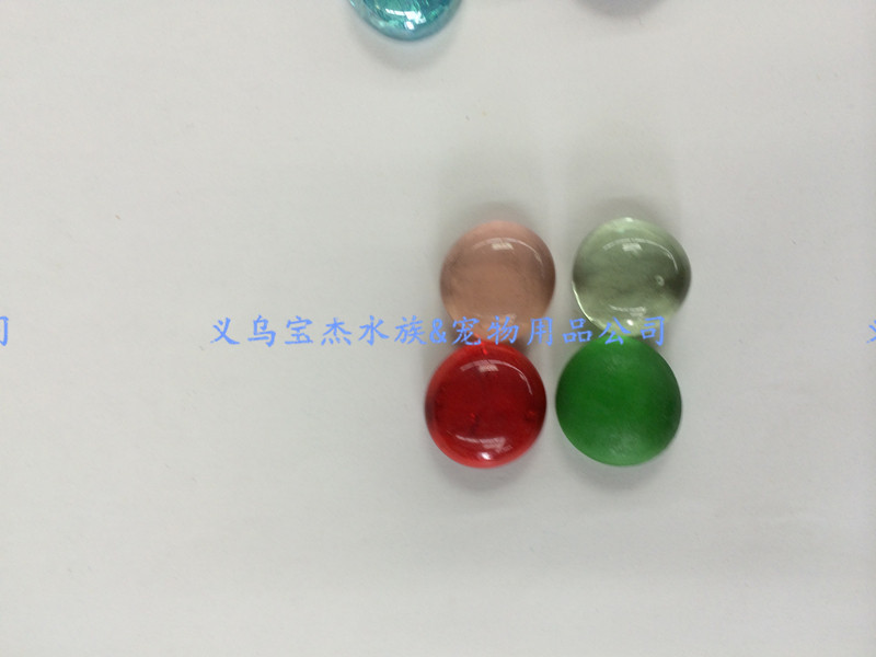 High-quality multi-color glass stone for fish tank landscape decoration and aquarium decoration pic 14