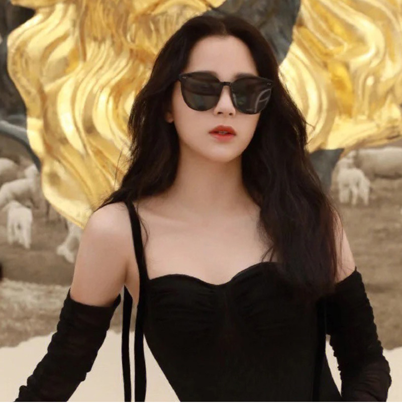 墨镜女椭圆框大框高级感偏光太阳镜方圆脸显瘦防紫外线热销批发详情11