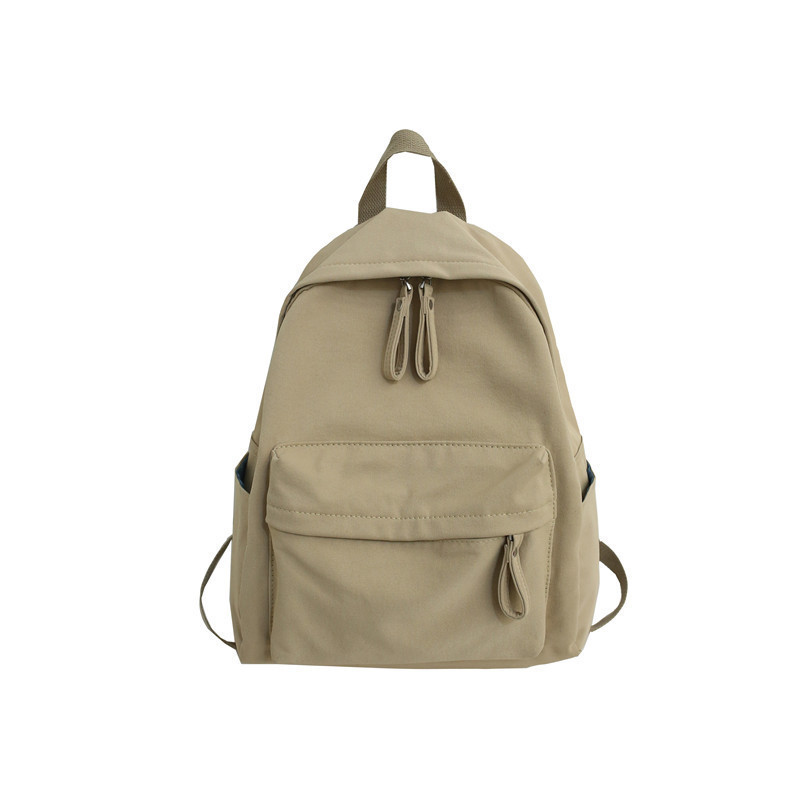 New fashionable large-capacity backpack for boys, high school computer travel backpack, trendy Japanese-style solid color schoolbag pic 5