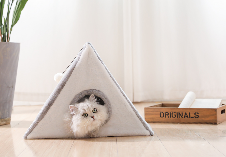 猫爬架三角形猫抓板猫咪磨爪剑麻玩具猫窝猫咪用品跨境批发详情12