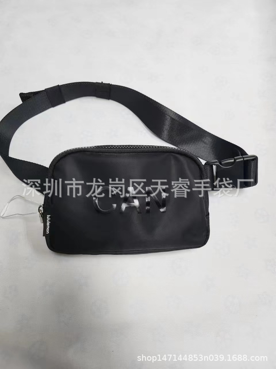 lulu新款时尚户外运动健身腰包跑步手机收纳包黑色多功能户外露露详情14