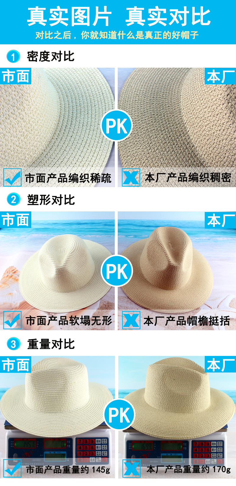 Protector solar Señora Gran longitud trenzada visera sombrero nuevo estilo sombrero de moda mujer versión coreana primavera verano viaje playa sombrero de paja personalizado pic 2