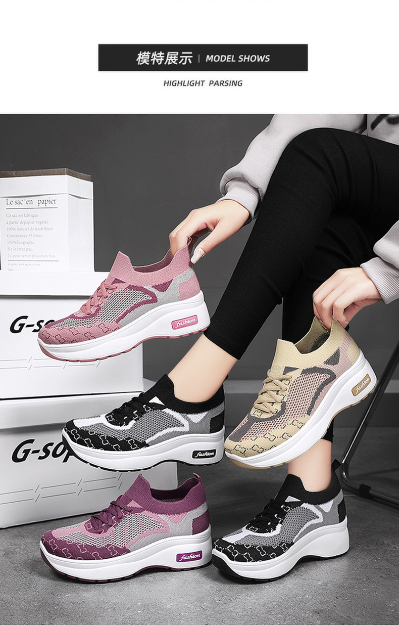鞋子女春季新款飞织运动鞋外贸女鞋厂家跨境工厂直供厚底增高女鞋详情10