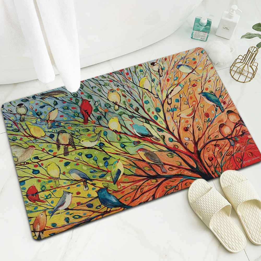 跨境亚马逊爆款数码印花橡胶地垫入户门厅地毯家用门口入门脚垫子详情16