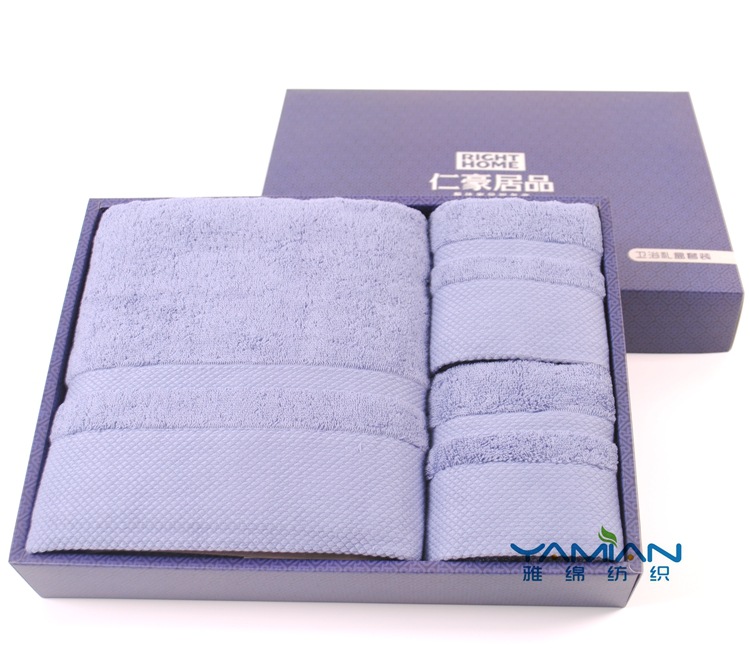 Pure cotton absorbent towel advertising gift towel, 100g available, enterprise LOGO and exquisite packaging, in stock, 4 colors pic 83