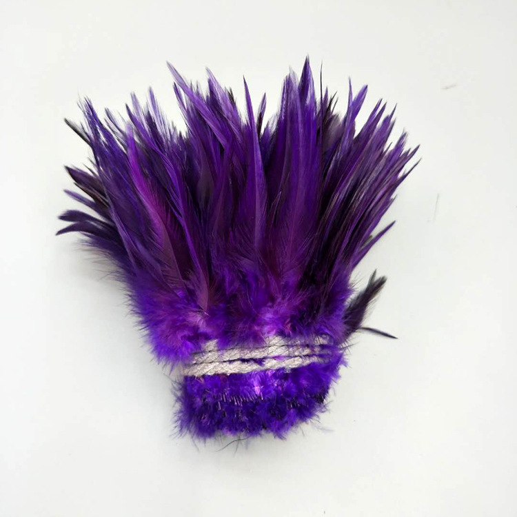 Hunan origin: 5-6-inch colorful chicken feathers, cat toys, dream catchers, hat flower accessories, DIY feathers pic 23