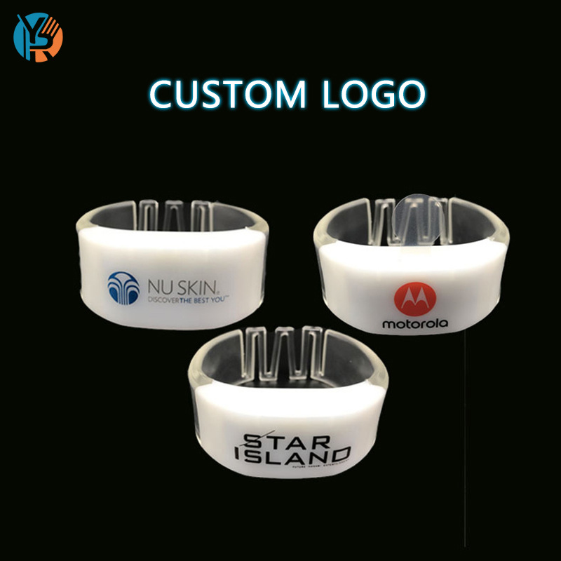 Factory wholesale led light-emitting wristbands, bar and party remote control fluorescent wristbands, concert spring light-emitting wristbands pic 3