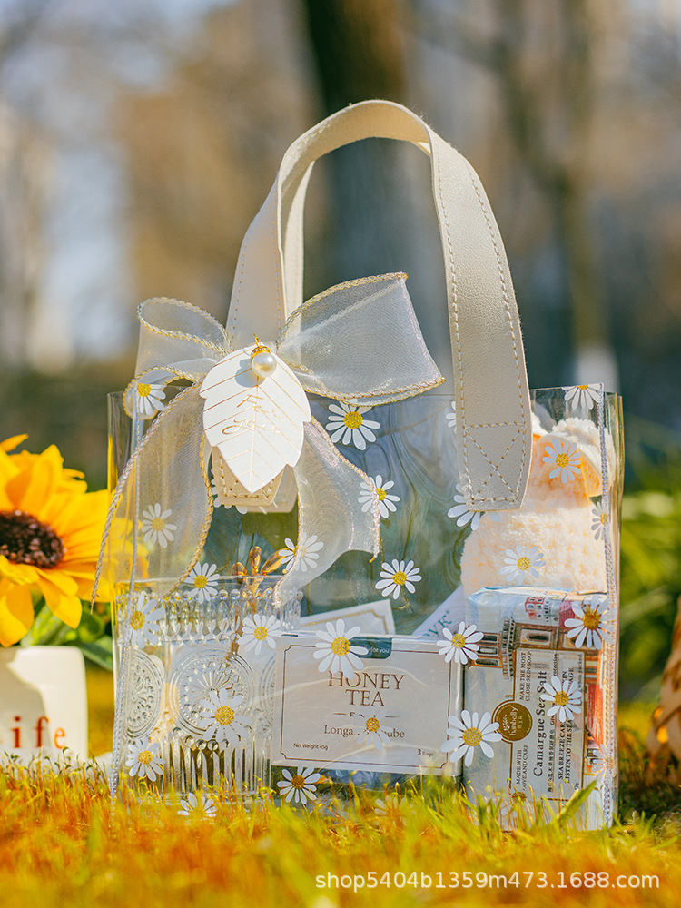 礼品袋pvc手提袋礼定生日结婚喜糖伴手礼袋子透明礼品袋礼物袋详情4