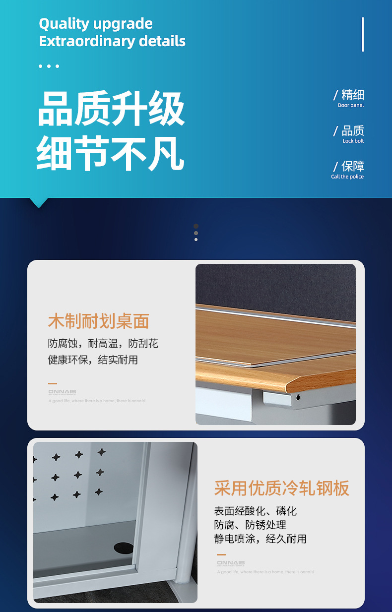 Hidden flip computer desks, student computer room training desks, multimedia podiums, single and double study desks pic 15