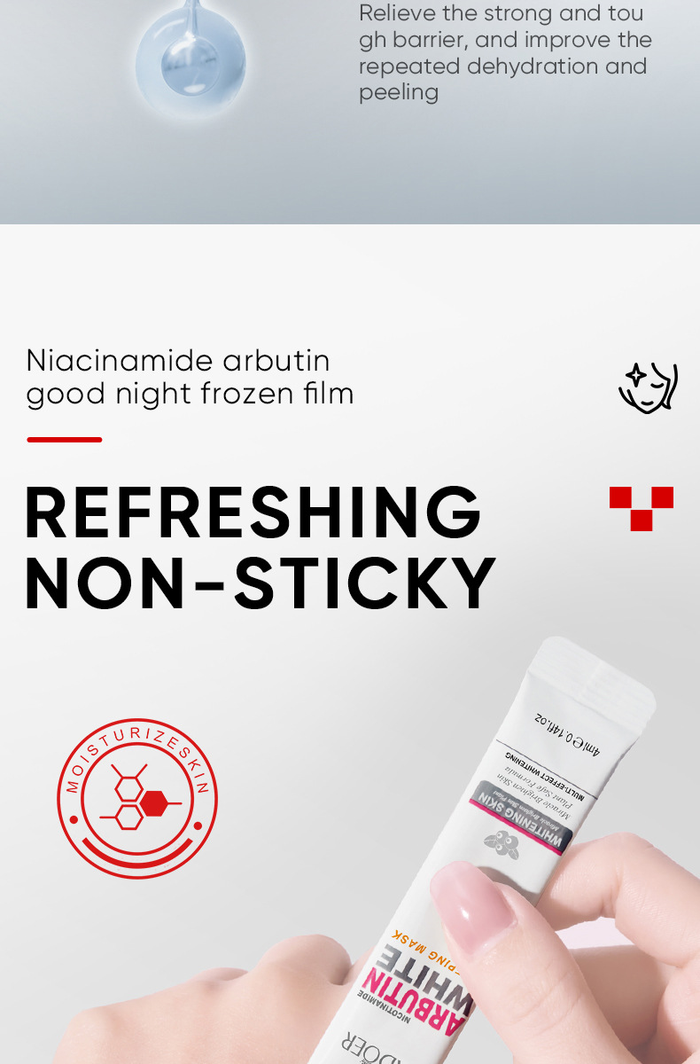 Cross-border export of SADOER nicotinamide arbutin sleep mask in English pic 10