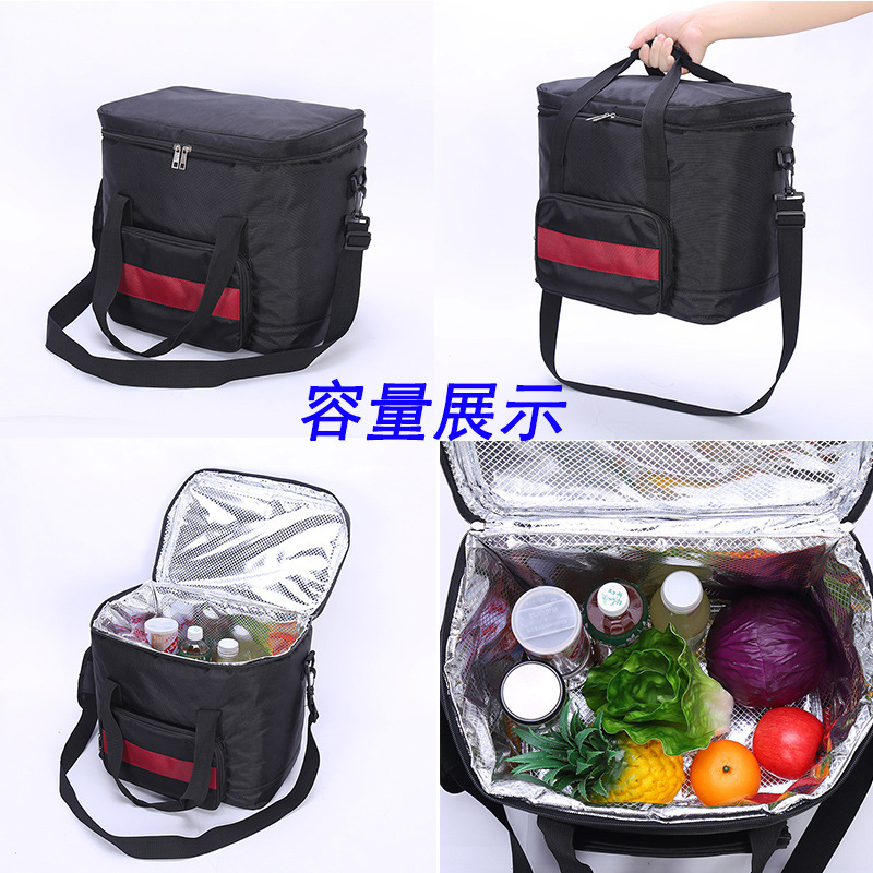 Factory direct sales: Thickened insulated bags, aluminum film bento, lunch bags, large-capacity lunch box bags, hand-held outdoor picnic ice packs pic 17
