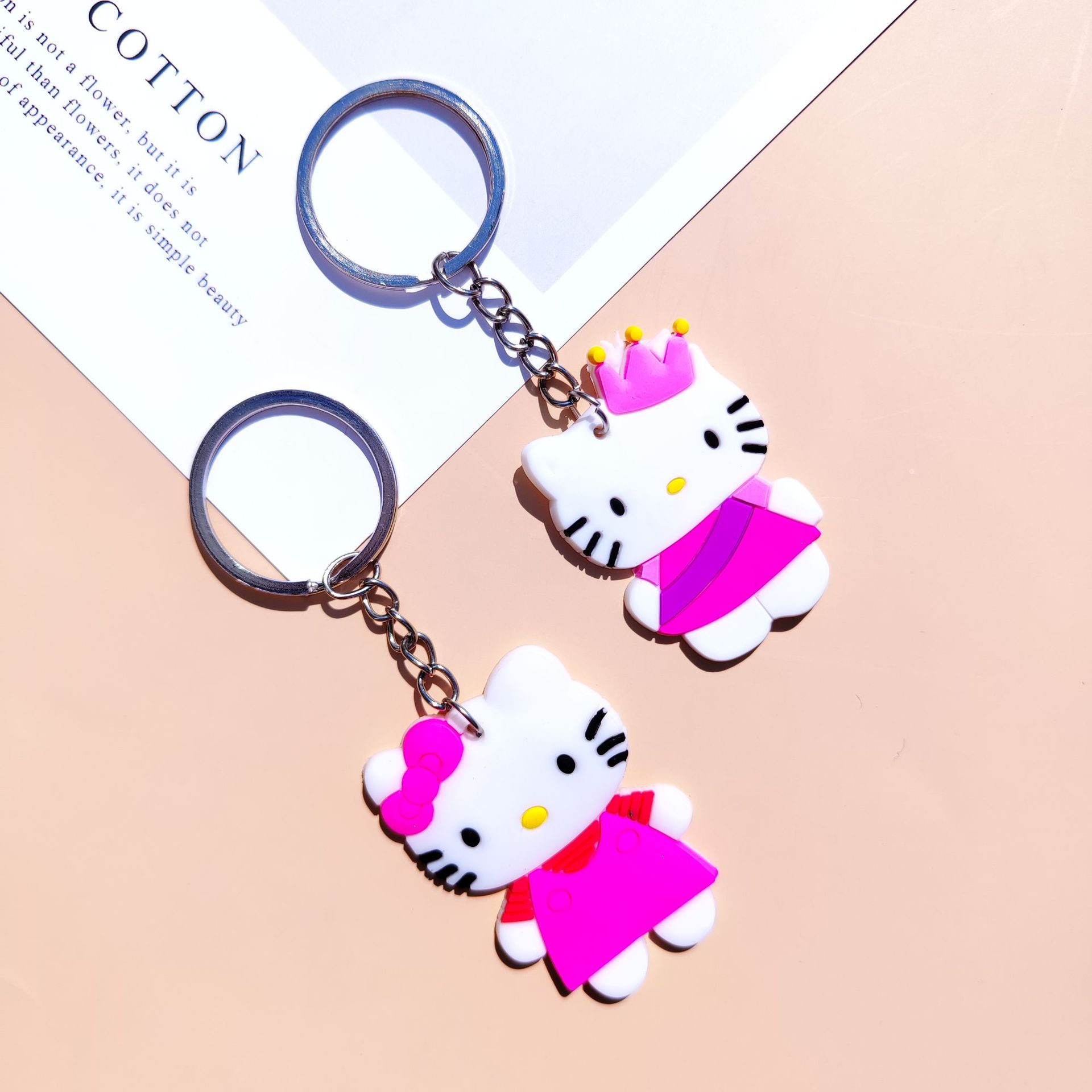 美乐蒂小挂件可爱钥匙扣kitty书包挂饰PVC包包挂件小礼品批发详情13