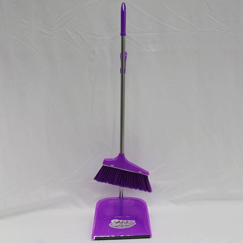New material 1370 broom and dustpan set combination, color plastic broom sweeping and cleaning set, daily necessities for sweeping manufacturers pic 10