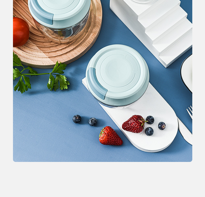 Garlic paste magic tool, garlic mince mixer, mini kitchen garlic mashing machine, manual garlic pulling machine, garlic and meat mince, small meat grinder for complementary foods pic 7