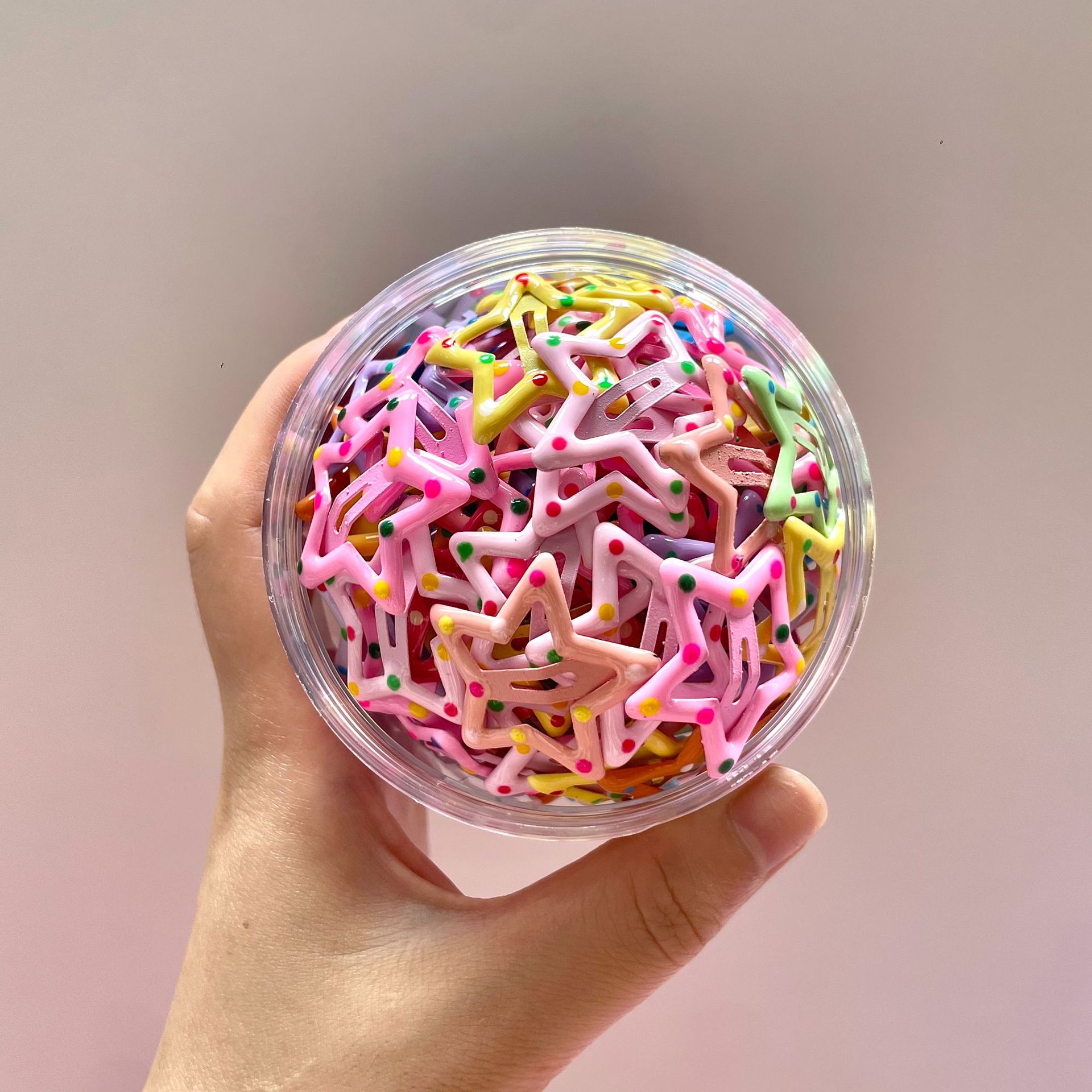 可爱星星Y2K发夹女侧边夹刘海bb夹子发卡儿童彩色卡子侧边夹头饰详情13