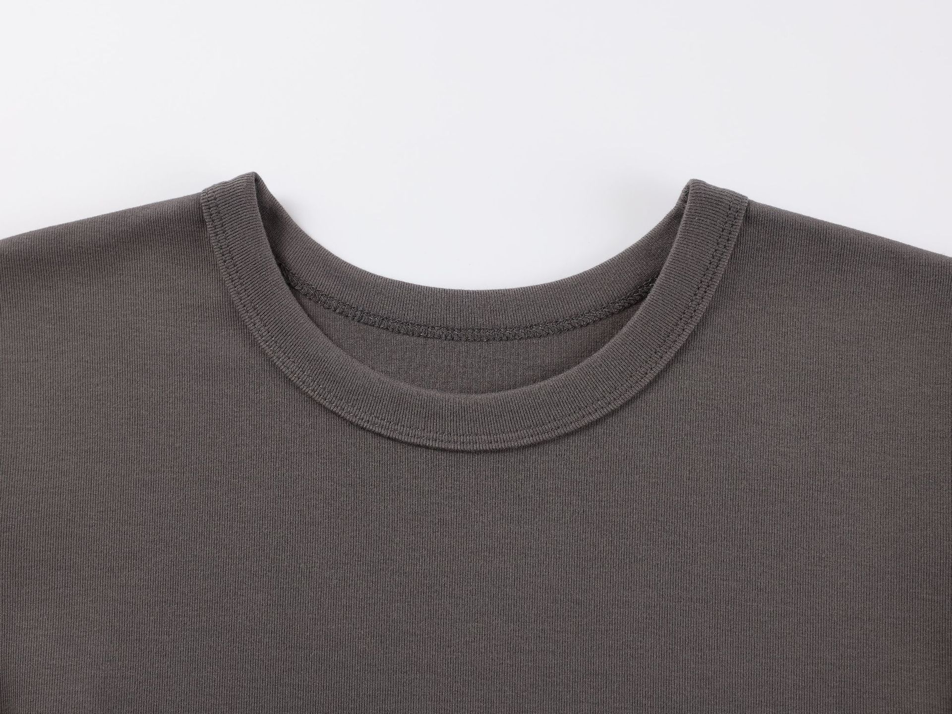 现货Skims卡戴珊经典正肩辣妹运动内搭打底紧身上衣莫代尔t恤详情26