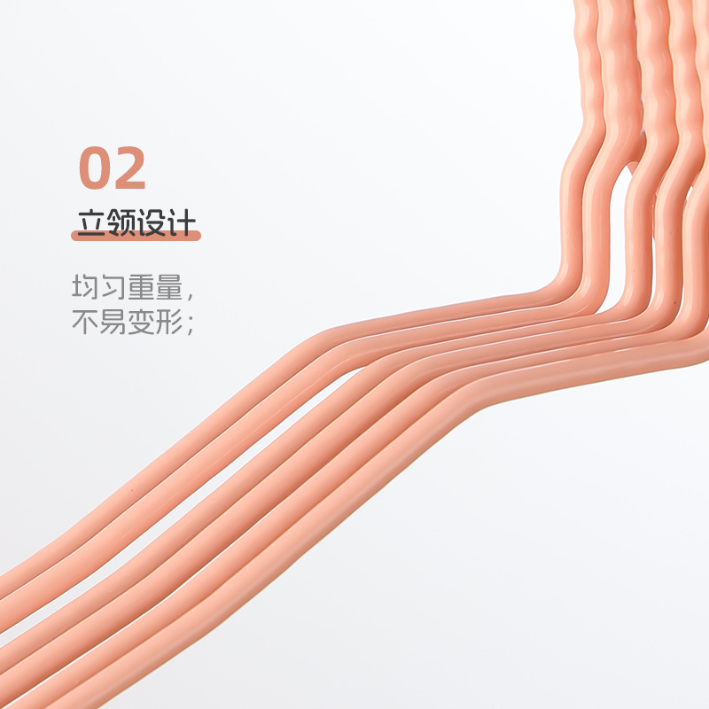 G76家用衣撑加粗衣架子成人防滑晾挂钩浸塑无痕衣架宿舍学生专用衣挂GG详情10