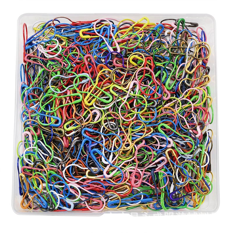 厂家供应600枚混色葫芦别针方形扁盒装服装装饰吊牌扣针跨境批发详情4