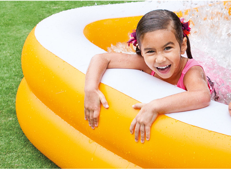 intex 57181 Luxury rectangular Pool Family Parent-child inflatable outdoor Garden lawn swimming pool pic 3