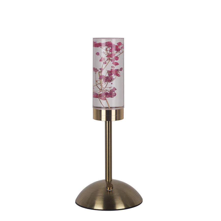 Nuevo immortalflower acrílico lámpara de mesa led creativo pequeña luz nocturna dormitorio lámpara de cabecera ambiente decoración pending crossover pic 23