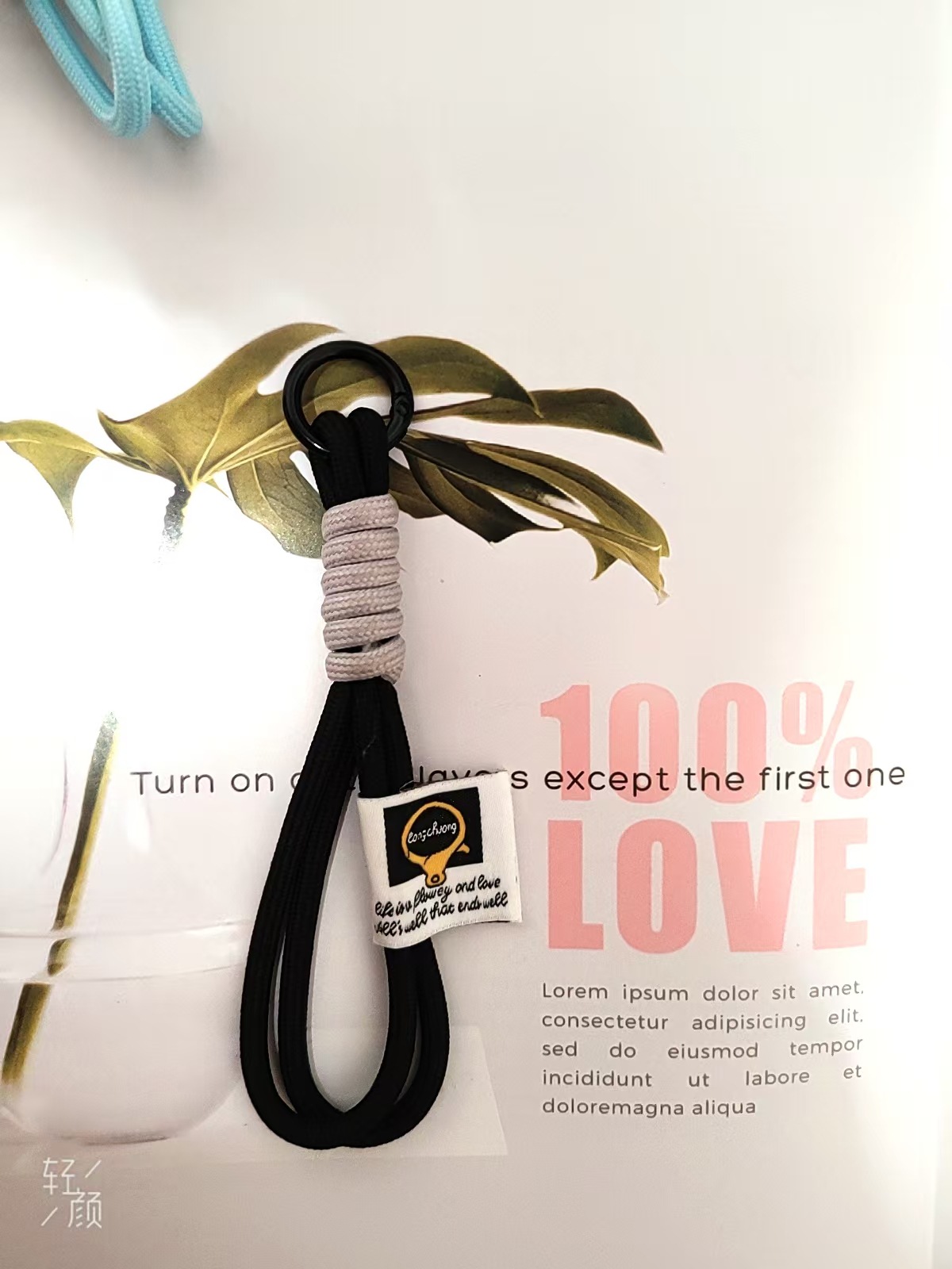 跨境网红厂家直销涤纶手机挂绳 水杯挂饰饰品挂绳 多尺寸背包挂绳详情7