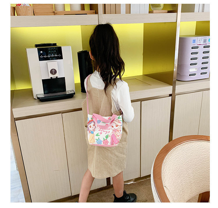 卡通帆布休闲斜挎背包儿童手提袋 库洛米双子星可爱单肩包包包详情8