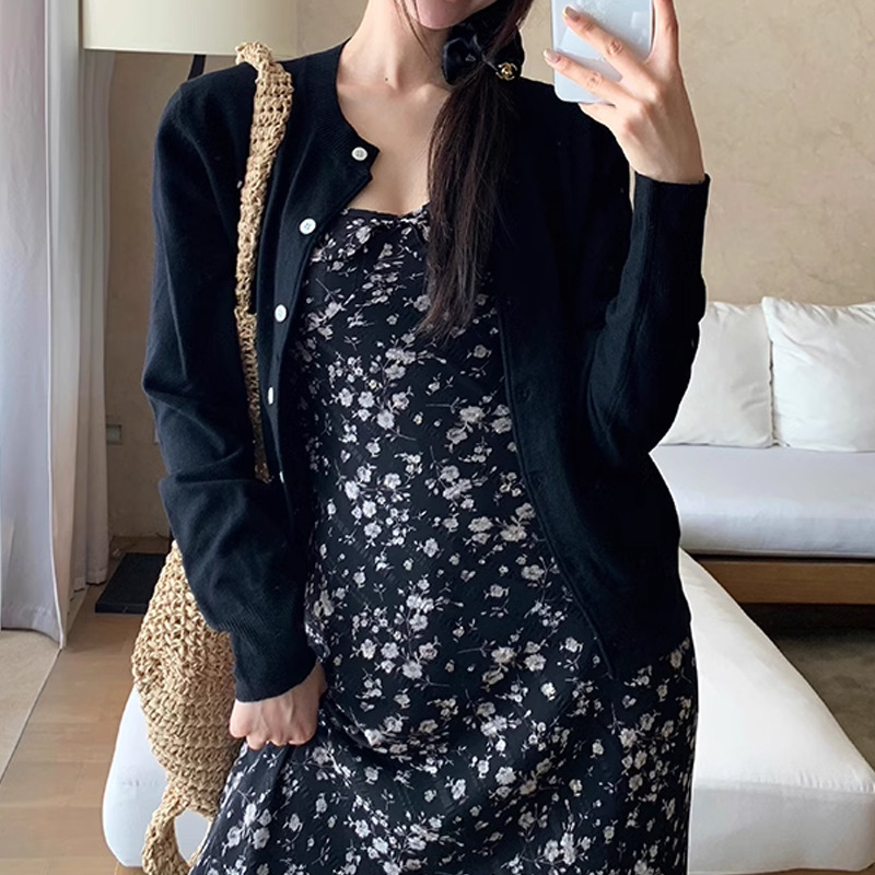 新款氛围感春天里 气质长款碎花吊带裙时尚法式春夏女装连衣裙女详情12