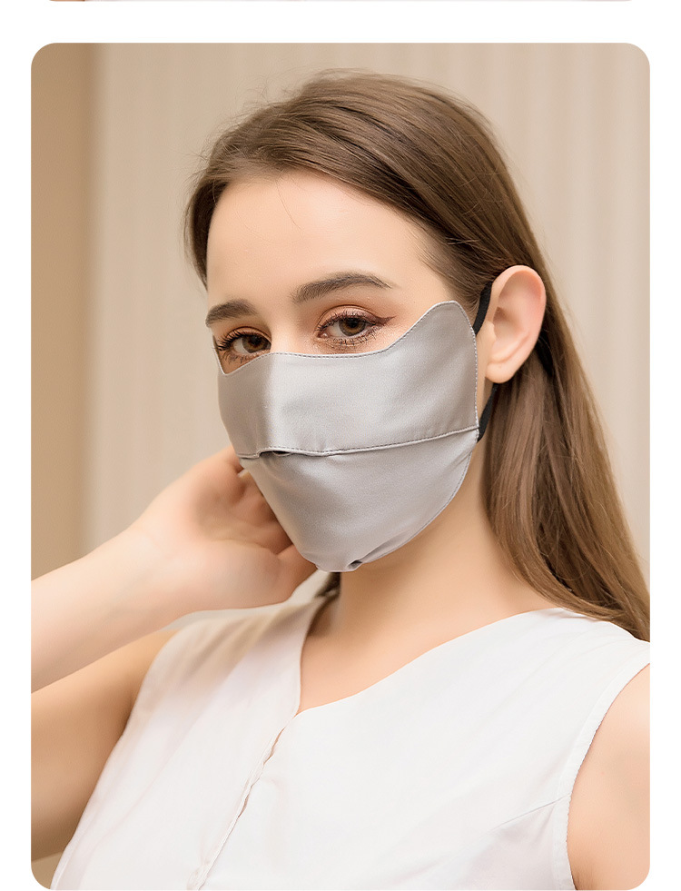 真丝口罩女防紫外线透气防晒面罩桑蚕丝脸罩护眼角全脸防护夏遮阳详情21