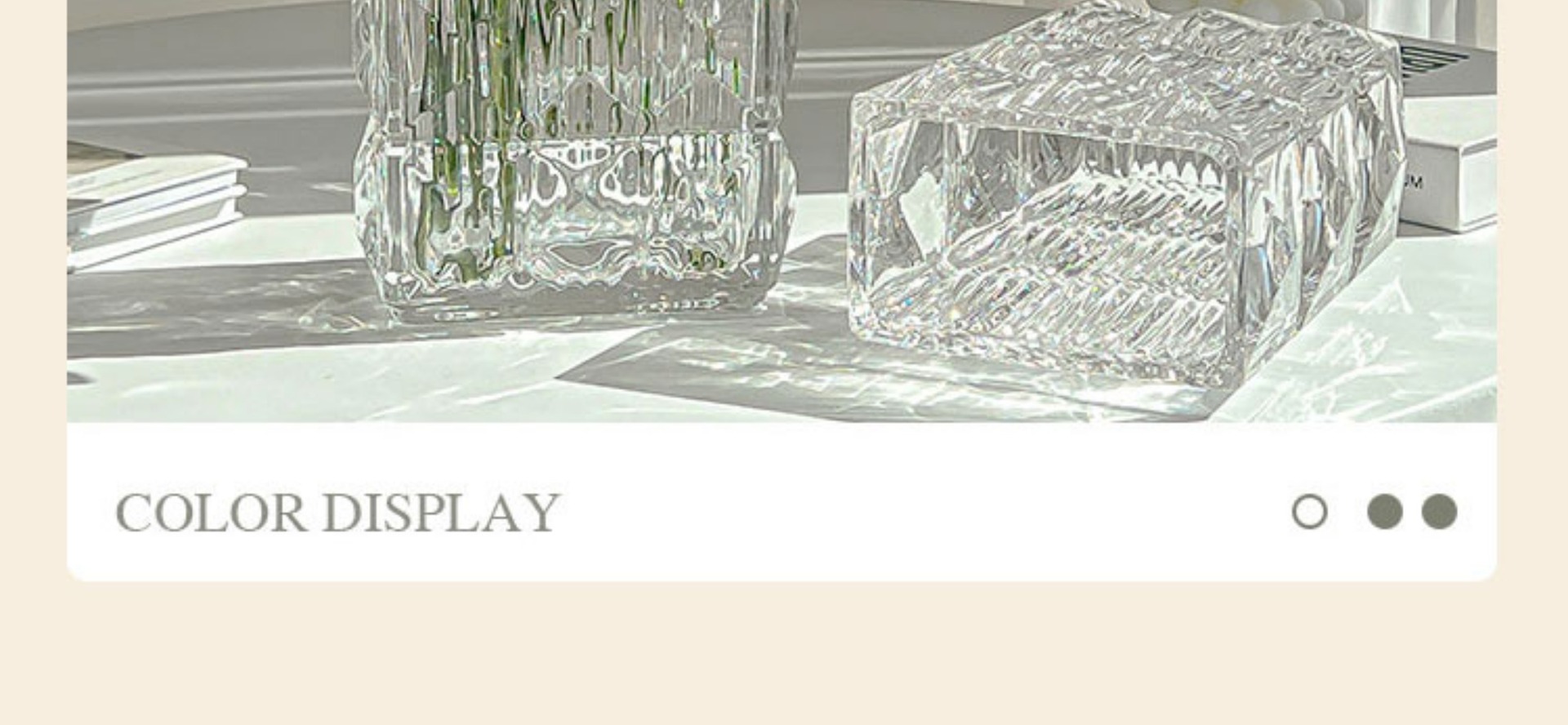 Vase ornaments, living room flower arrangements, high-end and light luxury, transparent glass, high-end hydroponic fresh flowers, roses, ins style pic 28