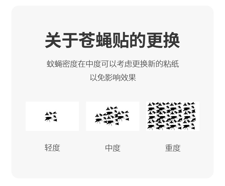 FaSoLa家用苍蝇贴强力粘蝇板神器透明灭蝇子蚊子克星防蚊捕捉器详情16