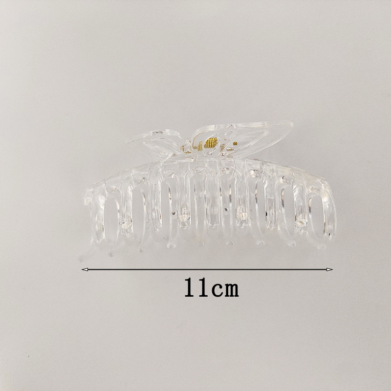 热门发夹各样式透明抓夹大号流行发卡创意 DIY百搭发饰鲨鱼夹批发详情14