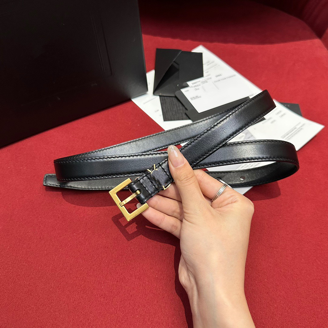 Factory direct sales of Ms. Yang Shulin belts, Y-brand genuine leather versatile jeans and suit belts, thin 2.0cm 3.0cm pic 7