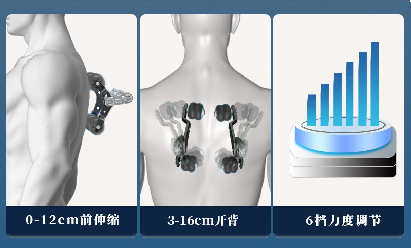 按摩椅太空仓智能4D机械手SL导轨AI语音零重力豪华跨境家用按摩椅按摩椅详情7