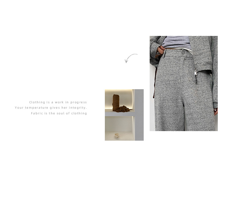 NEIHE内赫2025时尚休闲镰刀卫衣长裤子女春秋季女装新款252215详情3