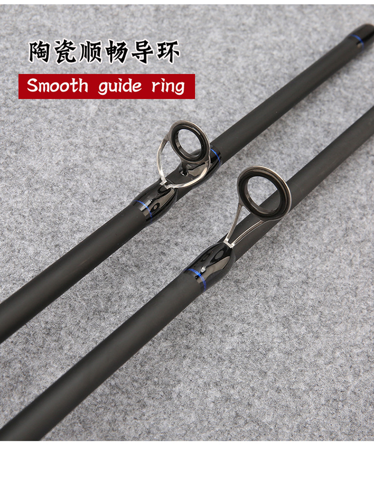 Cross-border fiberglass reinforced plastic Lull rod insert joint rod ML adjustable lull rod foreign trade Amazon long-distance throwing road sliding rod fishing rod pic 2